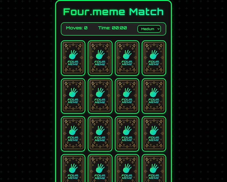 Four.meme Match: Flip, Match, and LOL!